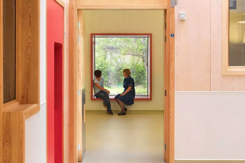 Dyson centre for neonatal care window seats