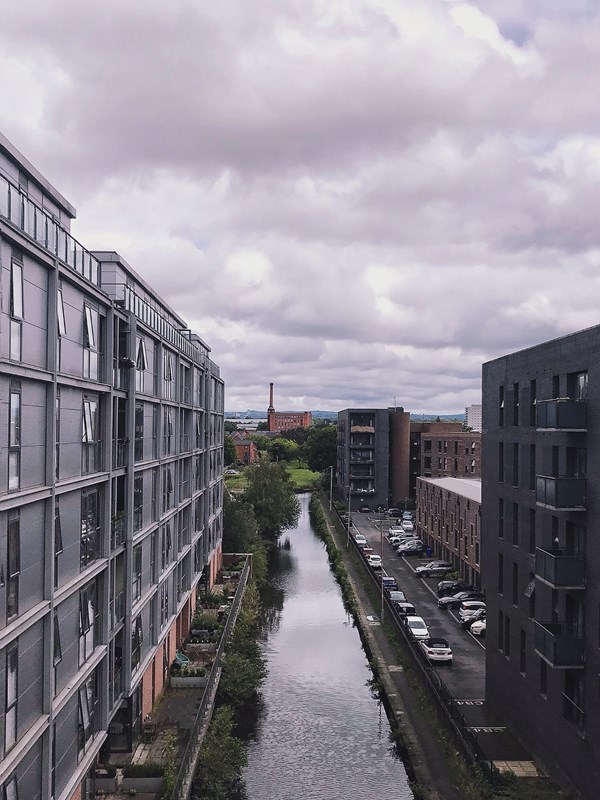 View of the canal from Ancoats Apartment