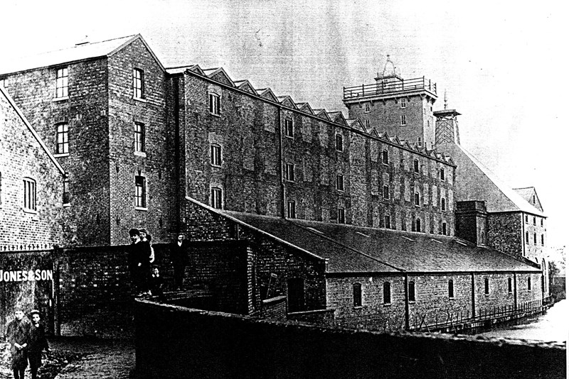 historic photo of Shrewsbury Flaxmill Maltings
