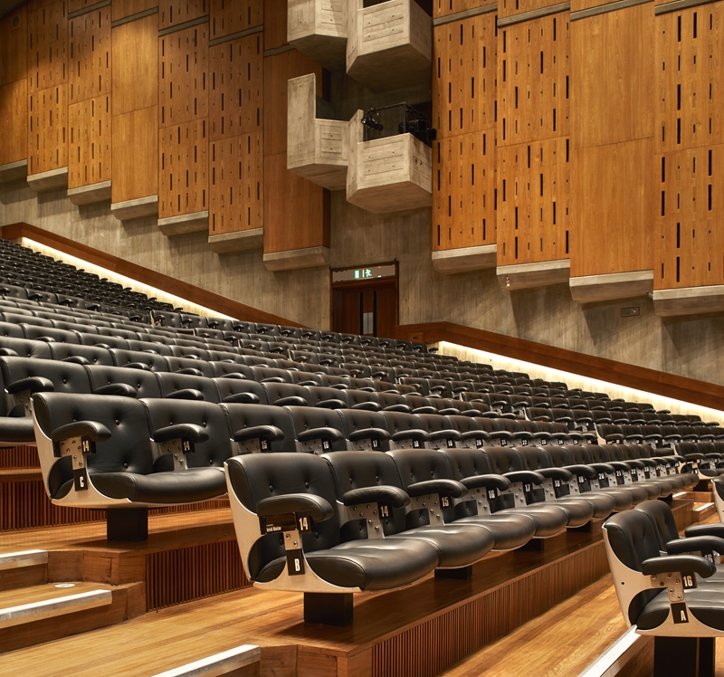 Queen Elizabeth Hall seating, southbank centre, London
