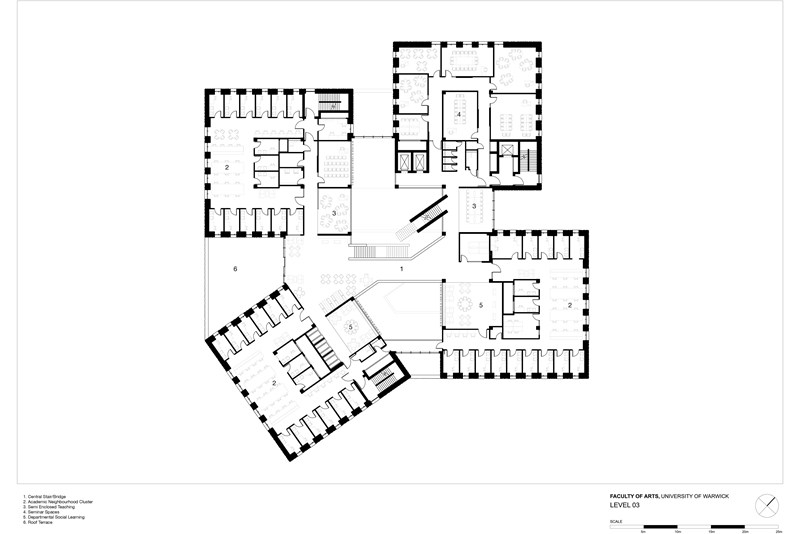 Level 03 plan - annotated - University of Warwick Faculty of Arts