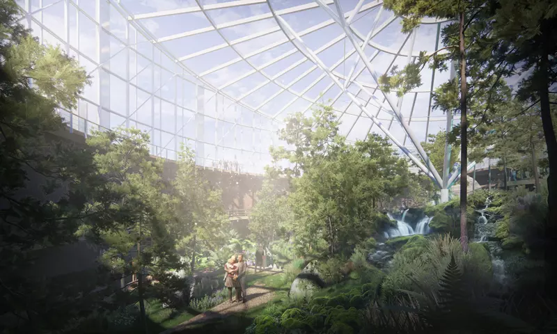 Artist impression of Eden Project Dundee