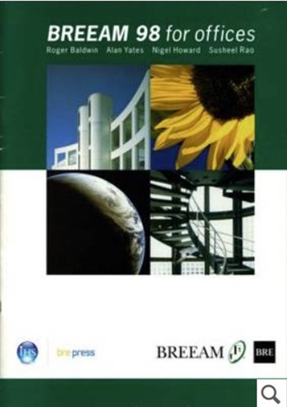 BREEAM 98 for offices front cover