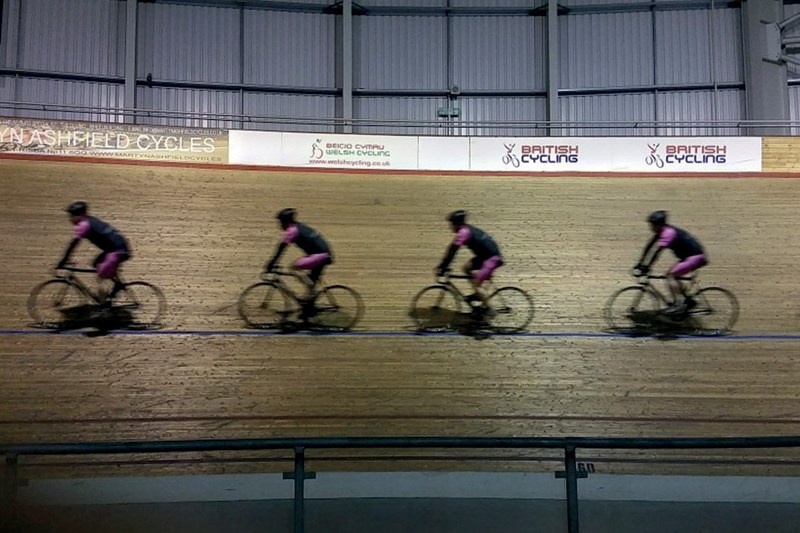 FCBS Bike Club try out the Olympic Velodrome