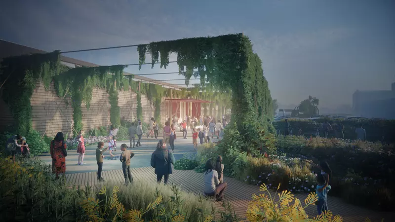 Artist impression of Eden Project Dundee