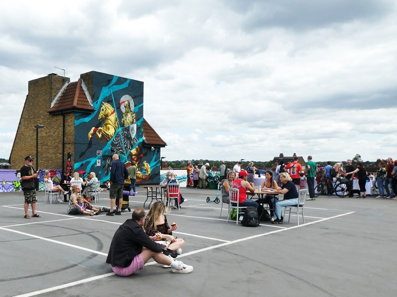  Blenheim Car Park Rooftop Street Art Gallery