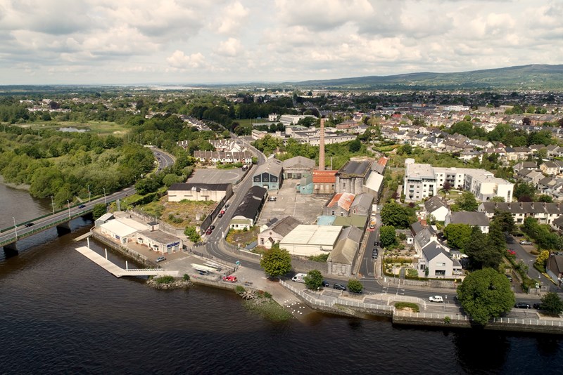 Site  for  redevelopment by FCBStudios: Cleeves Riverside Quarter, Limerick