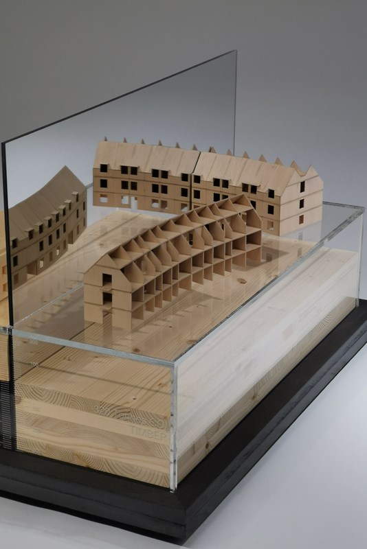 Model for Croft Gardens / Stephen Taylor Court - Made for Royal Academy Summer Exhibition 2019