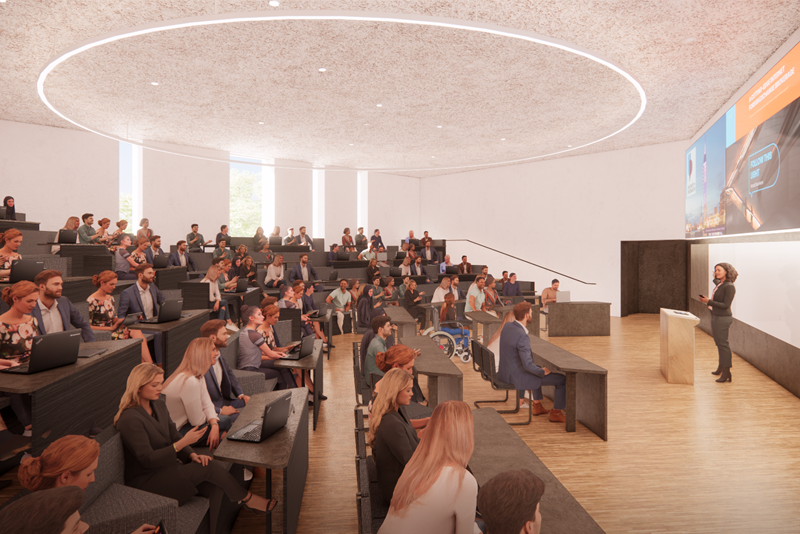 CGI Collaborative learning and teaching lecture theatre