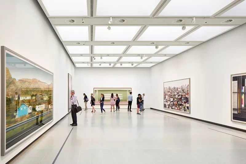 Installation views of Andreas Gursky at Hayward Gallery, 2018.' 