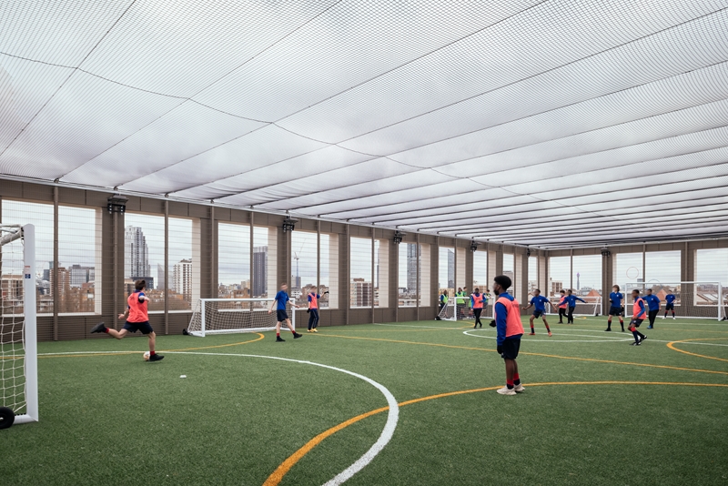 City of London Academy, Roof top MUGA