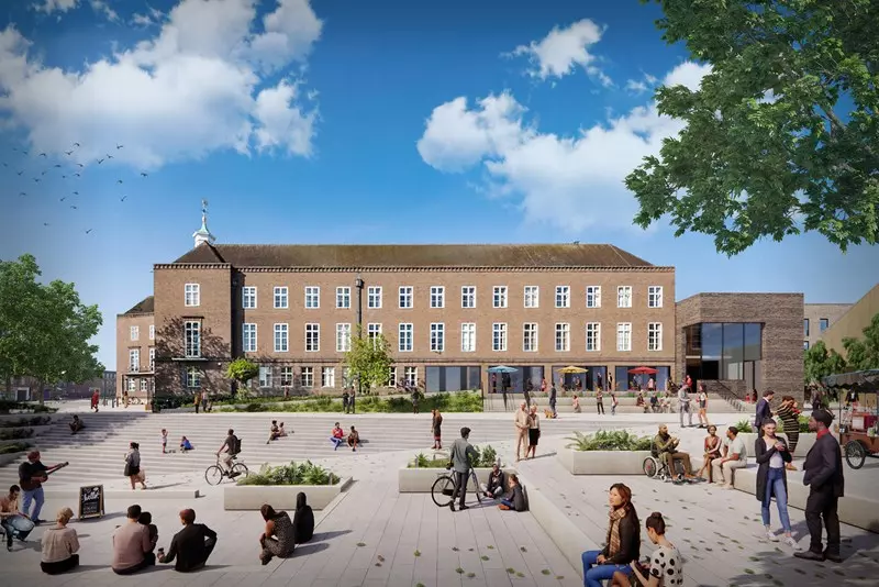 concept scheme for Watford Town Hall renewal 