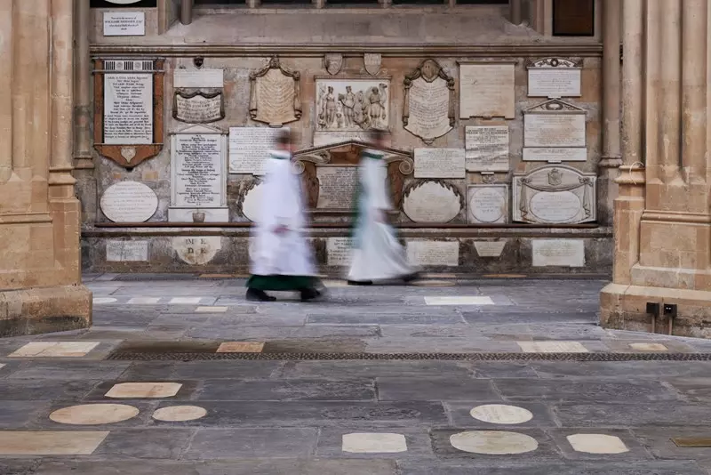 Bath Abbey ledger stones