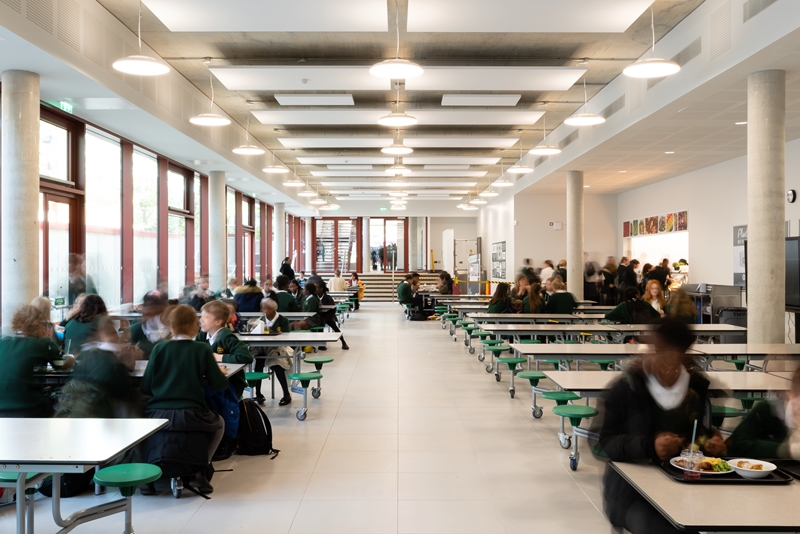 Charter School East Dulwich - dining hall