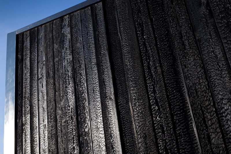 Shou Sugi Ban charred timber